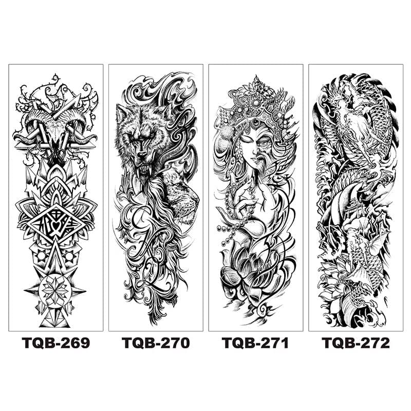 High-Quality Waterproof Temporary Tattoo Stickers for Versatile Use-sku-1