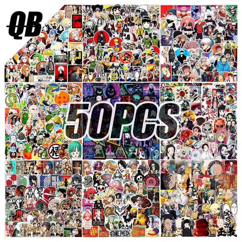 Wholesale Waterproof Cartoon Anime Stickers for Home and Accessories-sku-0