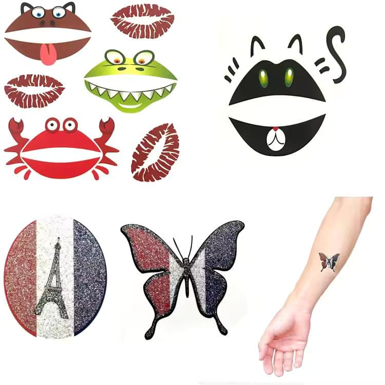 Individuelle umweltfreundliche temporäre Tattoo-Aufkleber für Kinder-sku-11