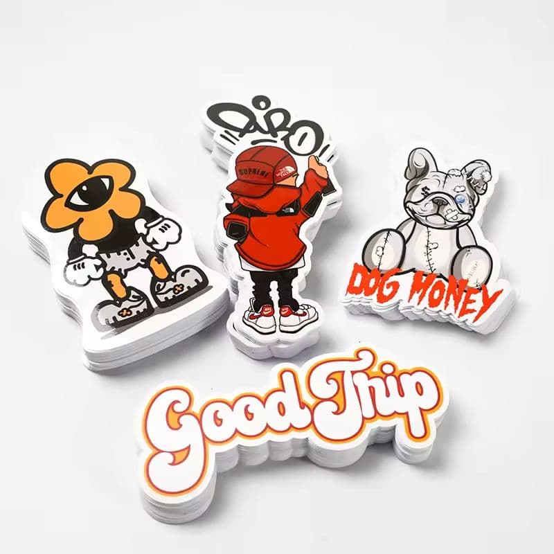 Pelekat Vinyl Die Cut Kalis Air Tersuai untuk Penyelesaian Pembungkusan Jenama yang Berkesan-sku-14