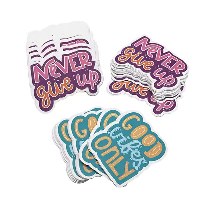 Pelekat Vinyl Die Cut Tersuai untuk Penyelesaian Penjenamaan Promosi-sku-5