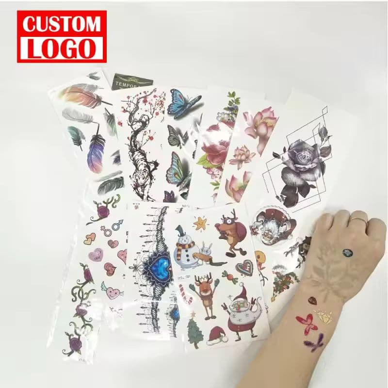 Custom Full Arm Temporary Tattoo Stickers for Promotional Use-sku-0