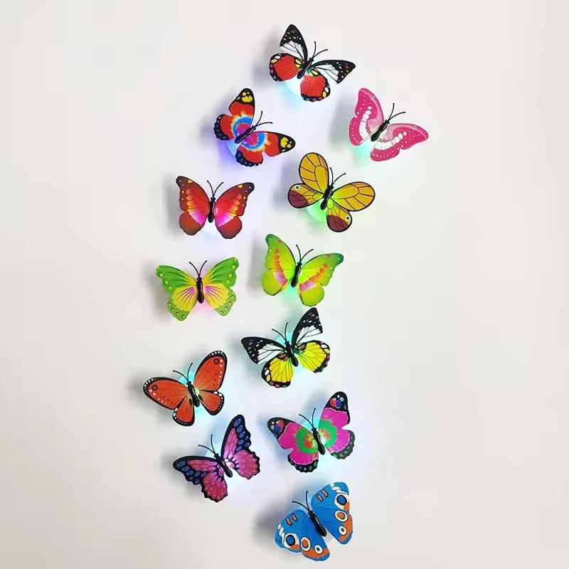 3D PVC Butterfly Wall Stickers for Elegant Decor Solutions-sku-4
