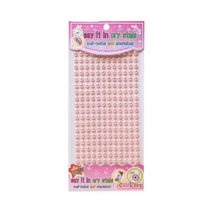 Colorful Self-Adhesive Pearl Stickers for Creative Home Decor-sku-12